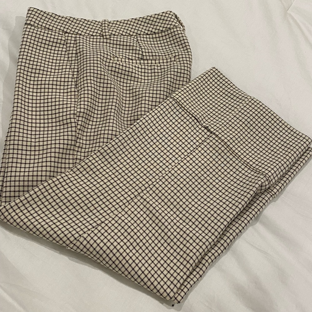 Zara ankle crop work pant